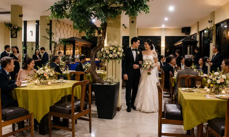 Acara pernikahan di Gumilang Hotel Puncak