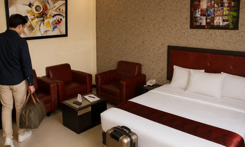 Interior Junior Deluxe Room di Gumilang Hotel Puncak