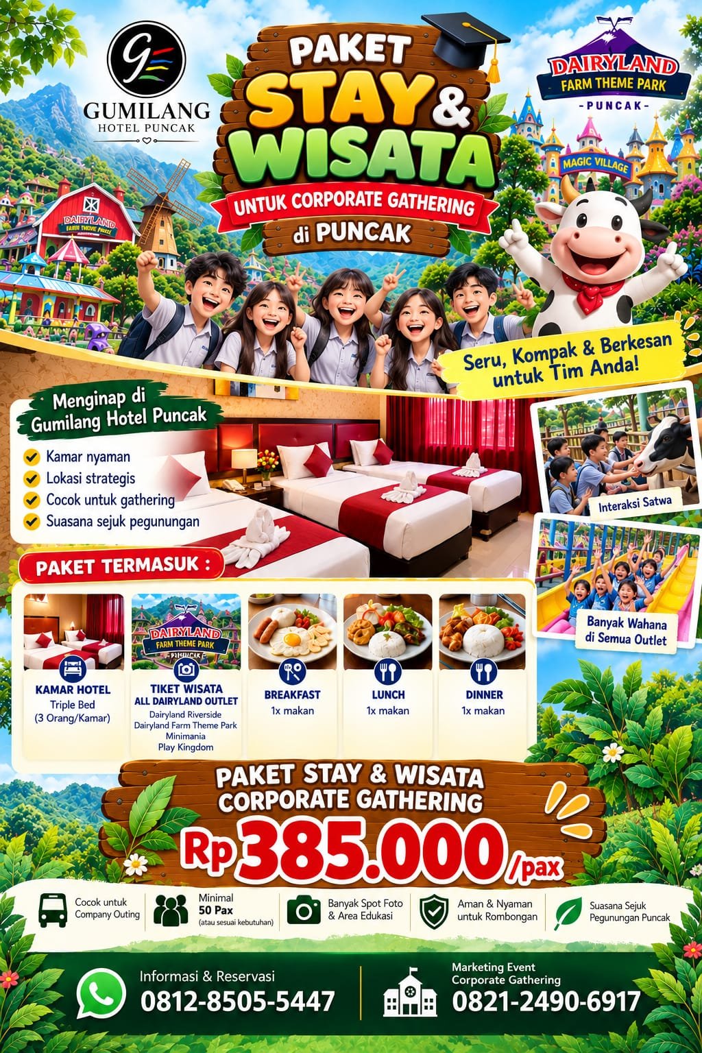 Paket Stay & Wisata Corporate Gathering